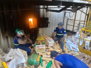 Polícia Civil realiza incineração de aproximadamente 34 toneladas de drogas em Dourados