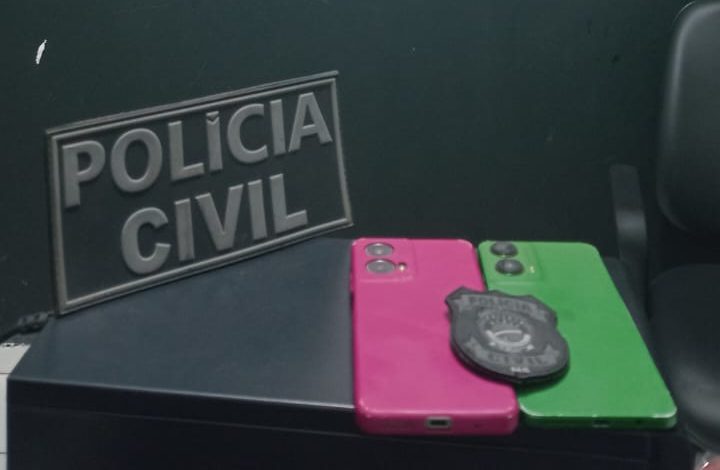 Em Ladário Polícia Civil recupera celulares roubados e identifica um dos autores dos crimes