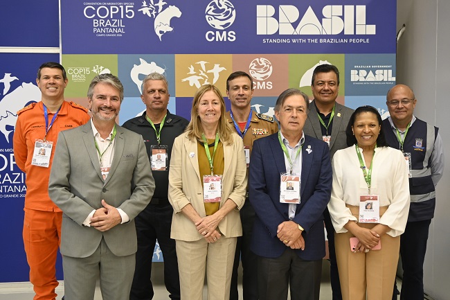 Sejusp acompanha in loco operação de segurança da COP15 em Campo Grande Sejusp acompanha in loco operação de segurança da COP15 em Campo Grande