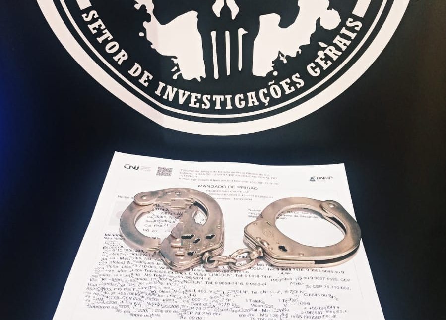 Polícia Civil cumpre mandado de prisão em Fátima do Sul Polícia Civil cumpre mandado de prisão em Fátima do Sul
