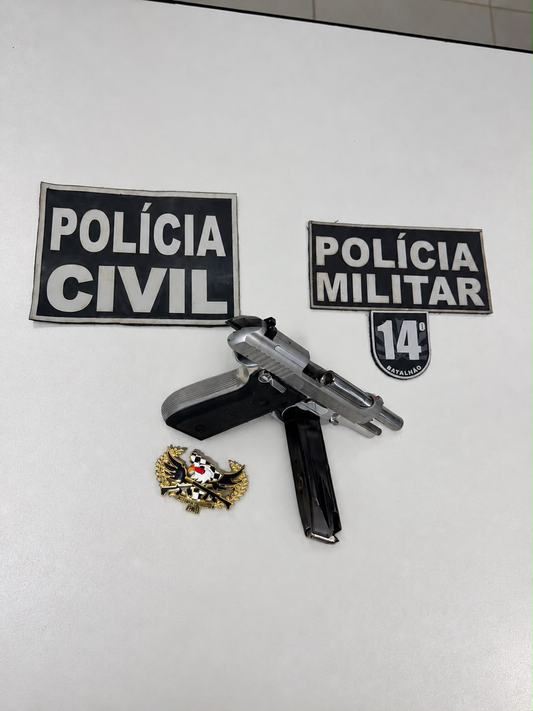 Apreensão de arma em Deodápolis