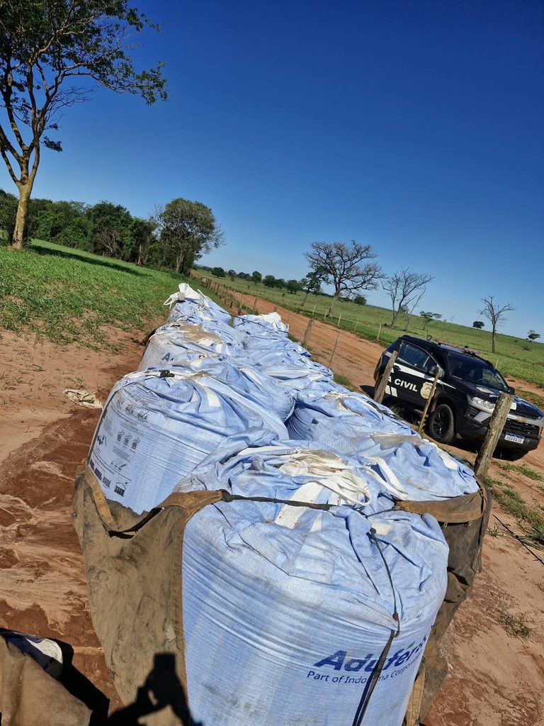 Apreensão de Insumos Agrícolas em Brasilândia