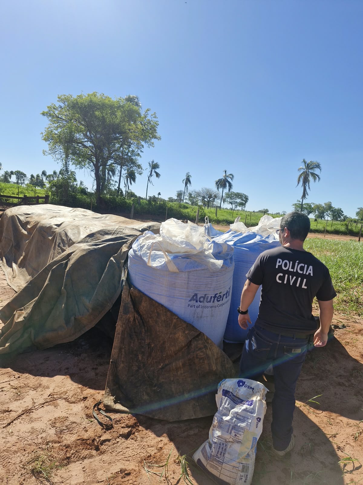 Apreensão de Insumos Agrícolas em Brasilândia